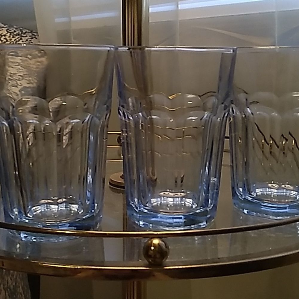Libbey Vintage Ice Blue Tumblers